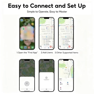 MeeGoo Air Tag เครื่องติดตาม Works with Find My เครื่องติดตามสัตว์เลี้ยง itag GPS Trackers