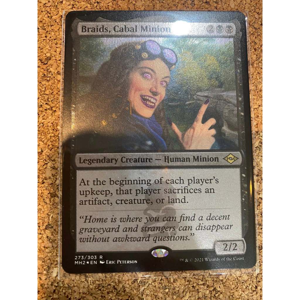 MtG Single Card: Braids, Cabal Minion Etched-FOIL [MH2]