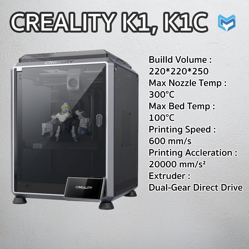 Creality K1, K1C CoreXY 3D Printer