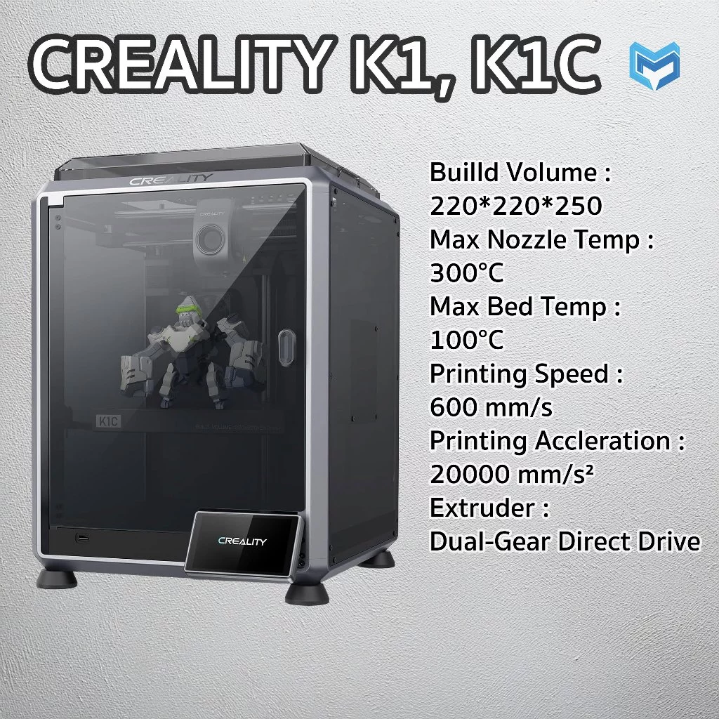 [Refurbished] Creality K1, K1C CoreXY 3D Printer