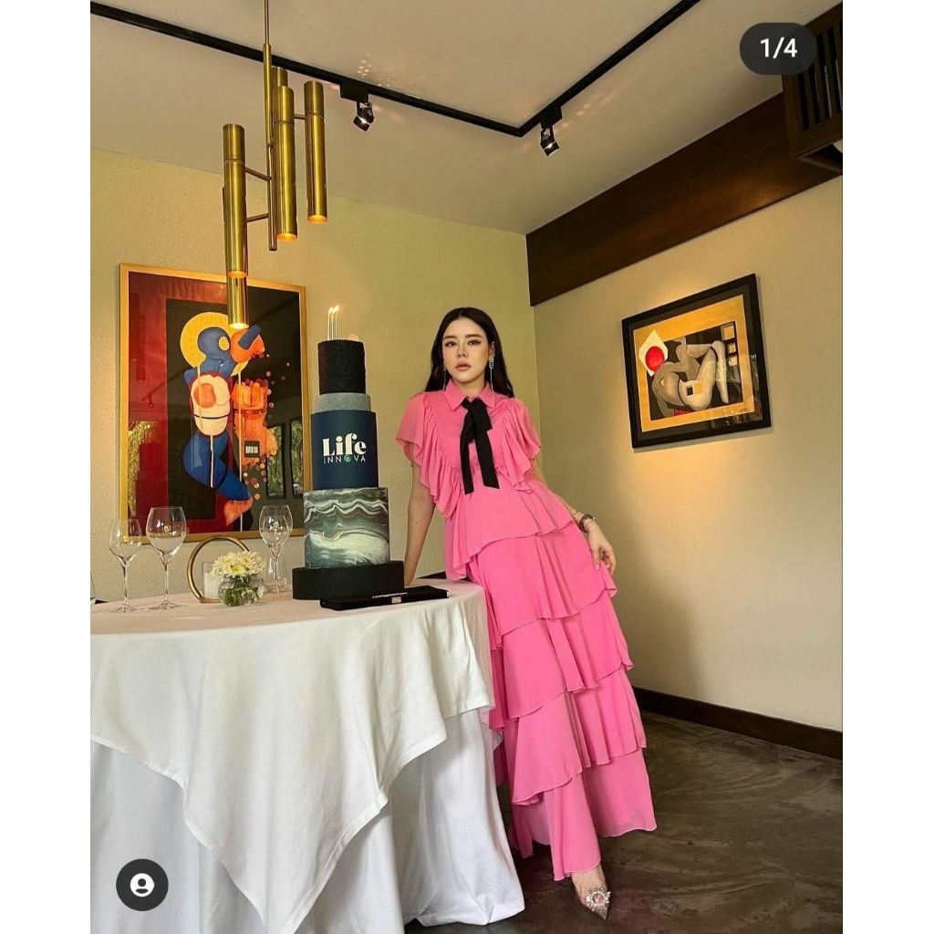 💥FF0031 - Lady Diana Dress(M)ตำหนิ‼️‼️