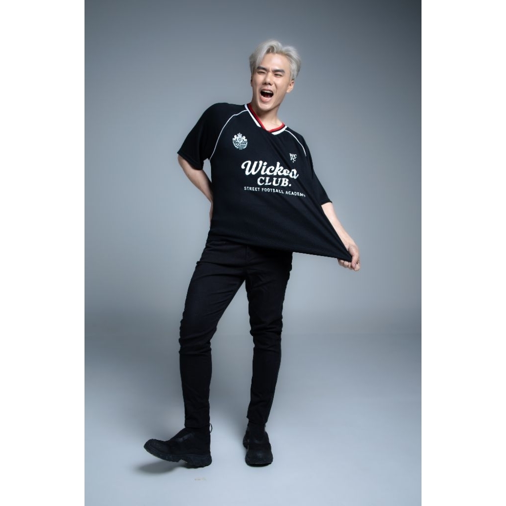 JERSEY SPORT OVERSIZE UNISEX เสื้อบอลพรีเมี่ยมWicked ทรงโอเวอร์ไซส์ 9สี 4SIZE - รูปที่ 2
