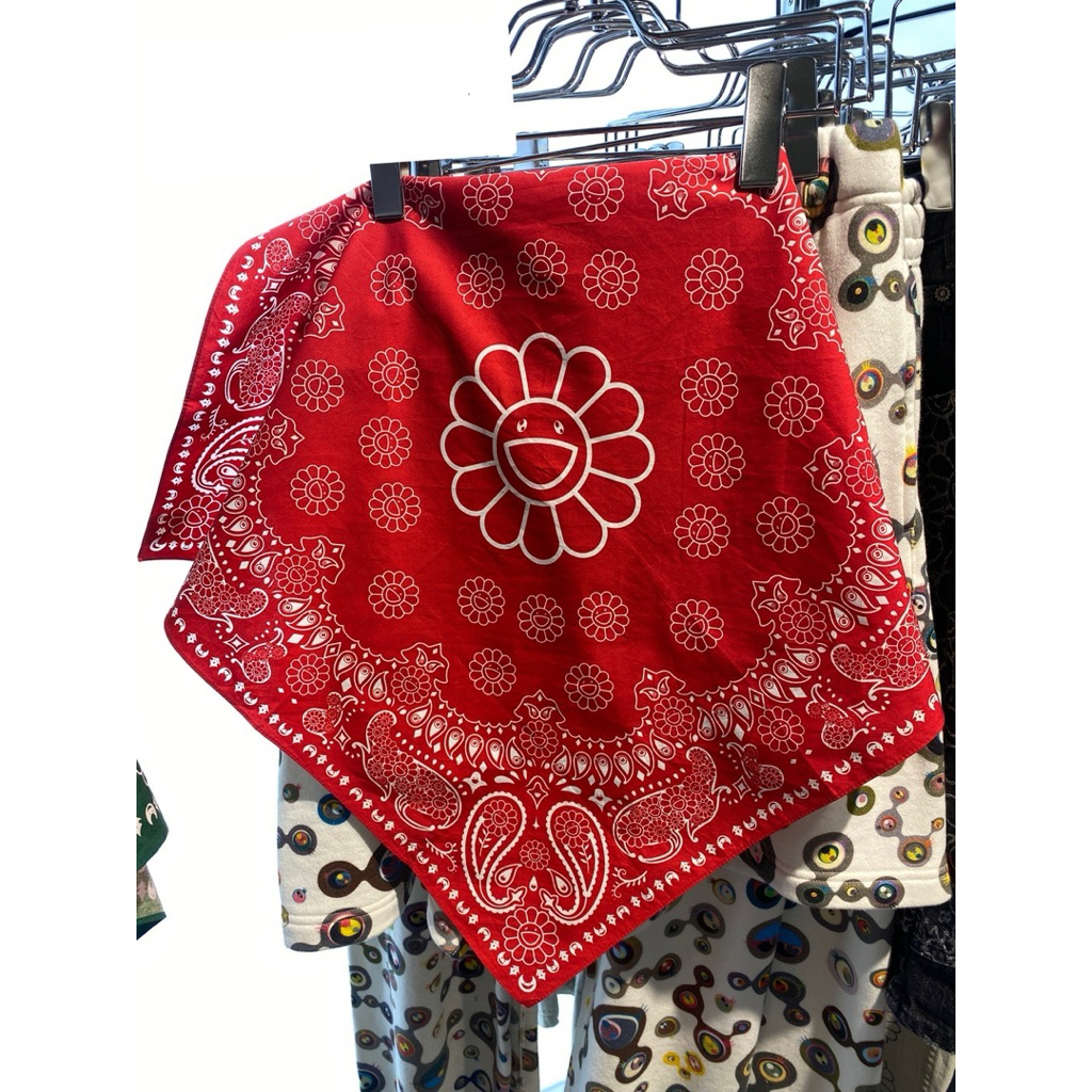 MURAKAMI FLOWER BANDANA  💯 จากshopญี่ปุ่น