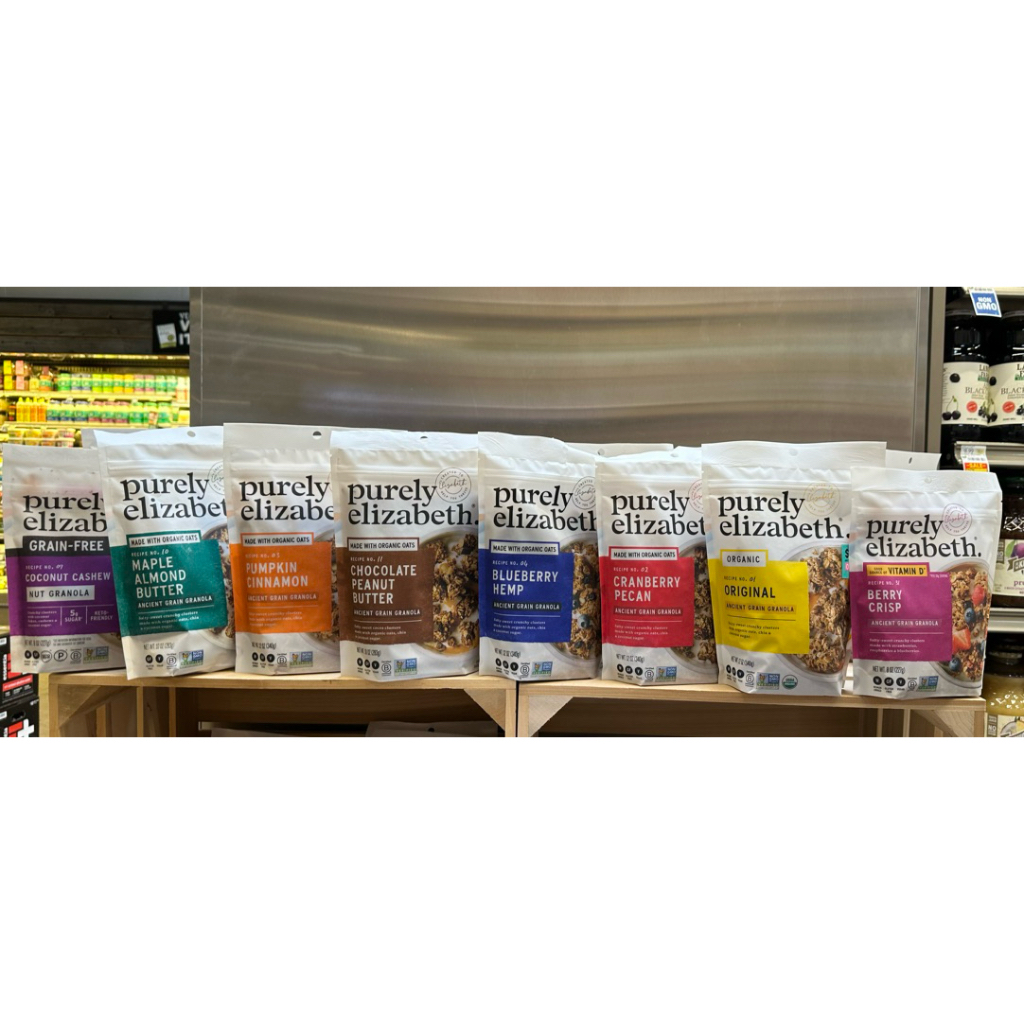 Purely Elizabeth Granola, Made with Organic Oats and Ancient Grains, Gluten-Free, Non-GMO (8 oz bag)