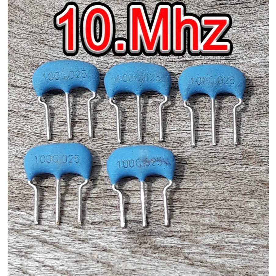 (5ตัว) 10.mhz คริสตัล เซรามิค 3 ขา คริสตัลคุณภาพสูง 10.00mhz 10.00MC 10.00MT 10.M 10.00MHz 10MHz 100G
