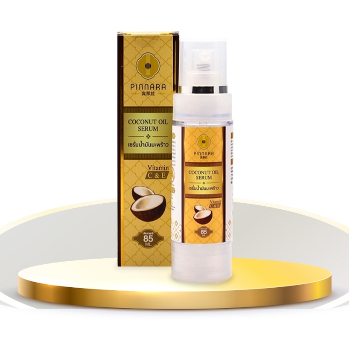 ของแท้💕 พิณนารา เซรั่มน้ำมันมะพร้าว เติมความชุ่มชื่นให้ผิว บำรุงผิวสวย 85ml.