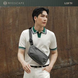 MYESCAPE LOFTY กระเป๋าคาดอก กระเป๋าแฟชั่นสไตล์ Unisex ผ้ากัน…