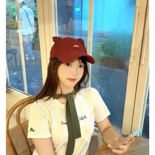 หมวกแก็ป มีหูแมว คุณภาพสูง 6 สี ใส่แล้วรู้หน้าเดียว ปัก New 2025