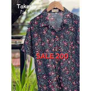 เสื้อเชิ้ตแขนสั้นฮาวาย  Takeshi