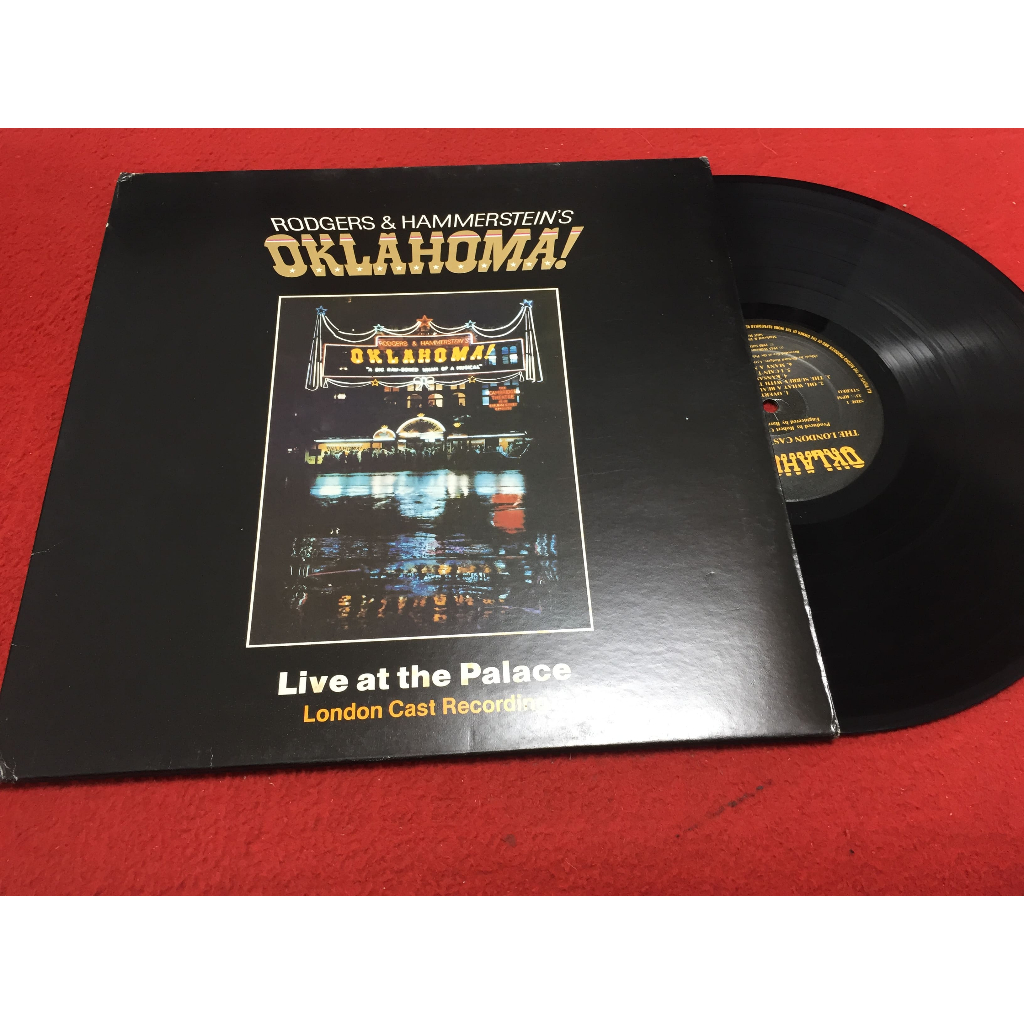 Oklahoma! Live At The Palace London Cast Recording Rodgers & Hammerstein ขนาด 12 นิ้ว LP B5.44