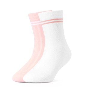 Skechers สเก็ตเชอร์ส ถุงเท้าครึ่งแข้งเด็กผู้หญิง Girl Crew S…