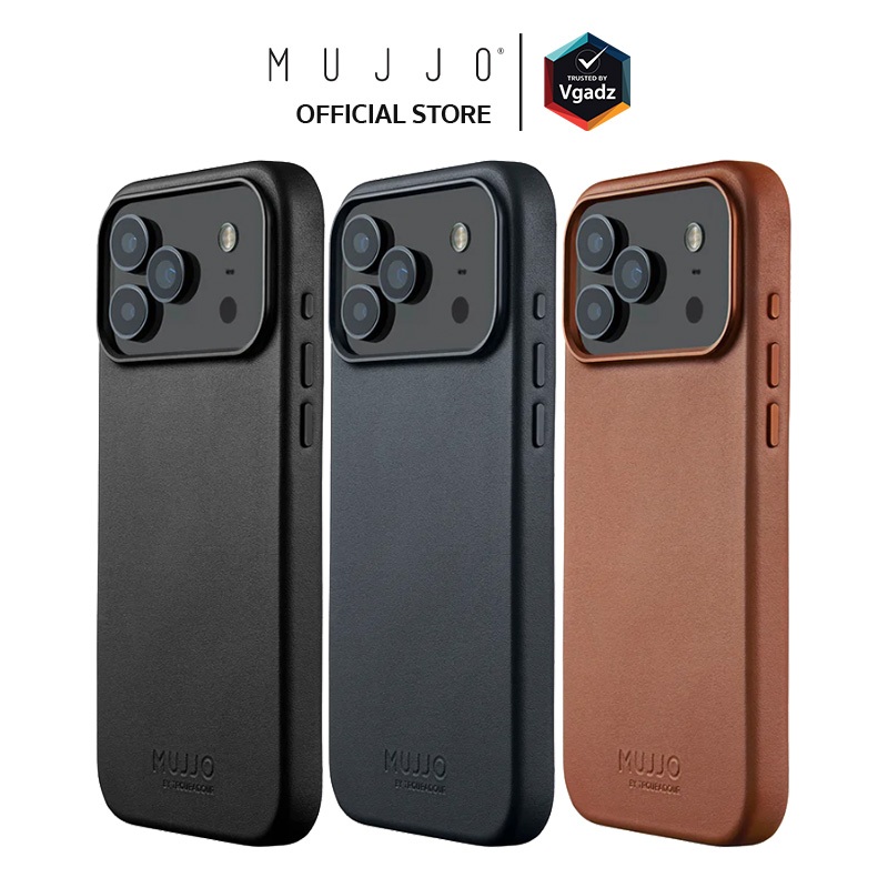 Mujjo เคสสำหรับ iPhone 17 Pro / Pro max รุ่น Full Leather