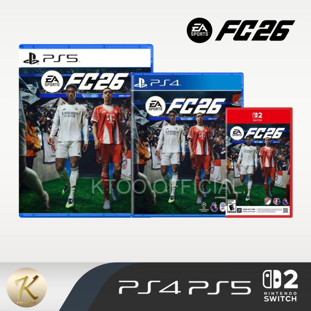 แผ่นเกมส์ : EA SPORTS FC 26 (PS4 / PS5 / NINTENDO SWITCH 2) (มือ1/มือ2) สินค้าพร้อมจัดส่ง
