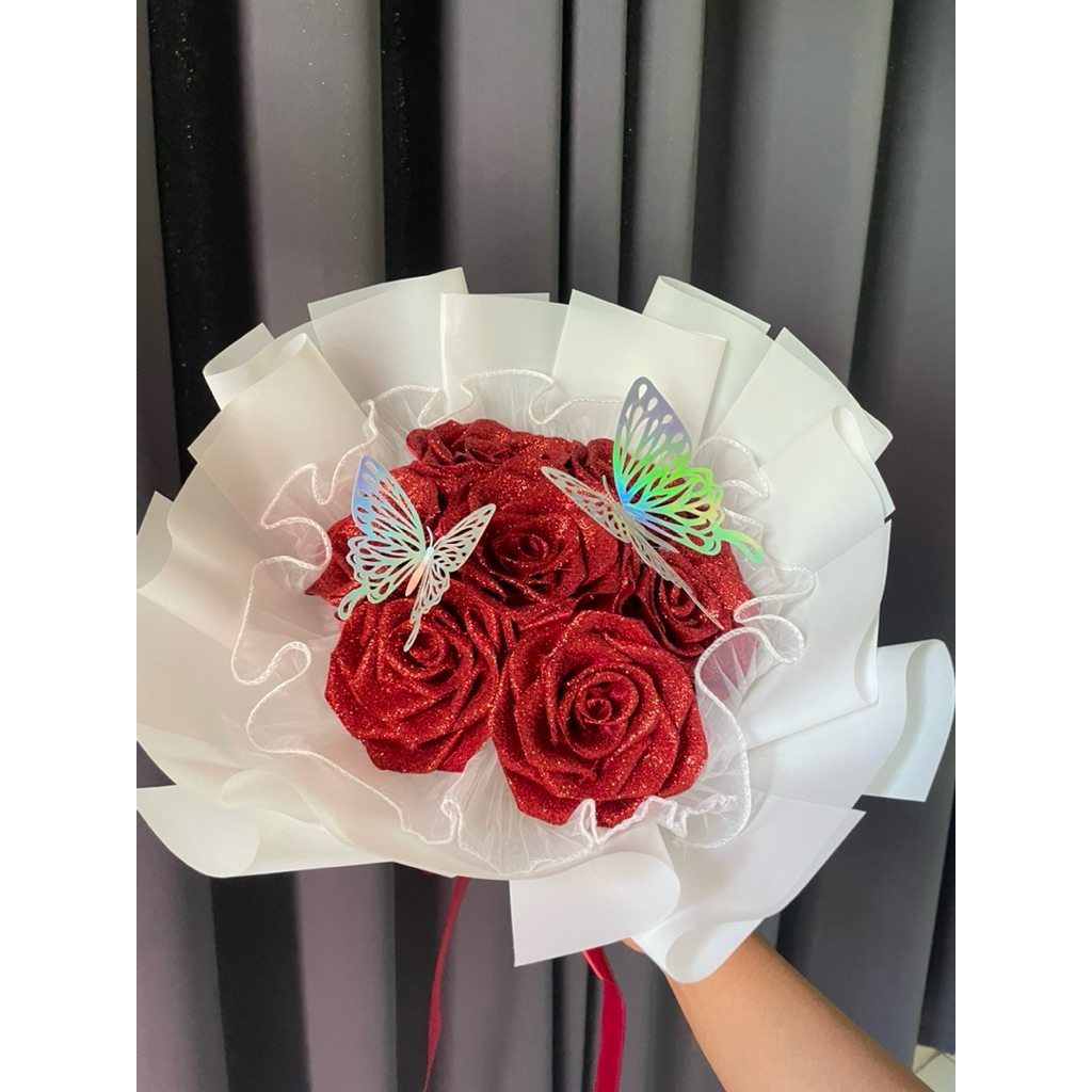 📍ส่งของวันที่ 27 ก.พ. 69📍ช่อดอกกุหลาบ ไซส์  7 ดอก ช่อดอกไม้รับปริญญา ของขวัญปัจฉิม - รูปที่ 3