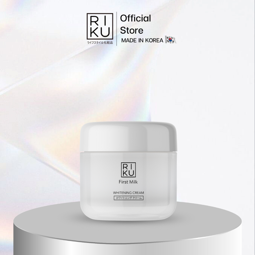 RIKU First Milk Whitening Cream ครีมนมเกาหลี เติมความชุ่มชื้นให้กับผิว ผิวเนียน เด้ง กระจ่างใส