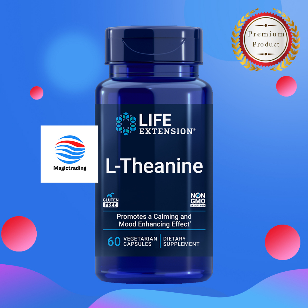 Life Extension L-Theanine 100 mg / 60 Vegetarian Capsules