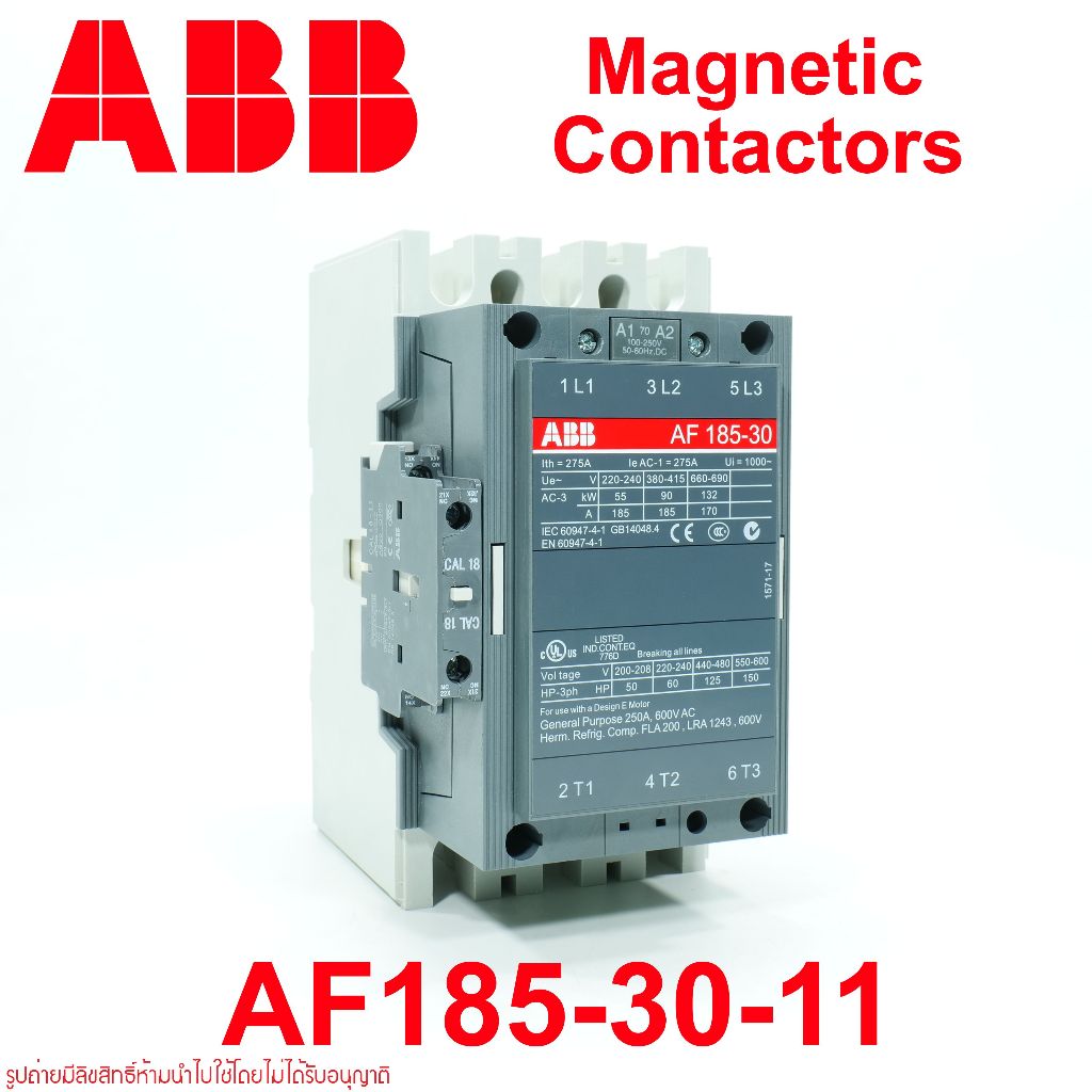 AF185-30-11 ABB AF185-30-11 Contactor AF185 ABB A185-30-11 ABB A185 ABB  MAGNETIC CONTACTORS ABB