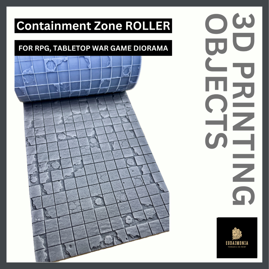 Containment Zone textured roller  จัดส่งได้ใน1-3วัน สำหรับทำ terrain war games, trpg, warhammer