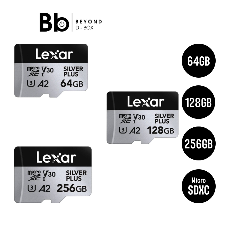 เมมโมรี่การ์ด Lexar MicroSDXC Professional Silver Plus Global by BB Beyond D-Box