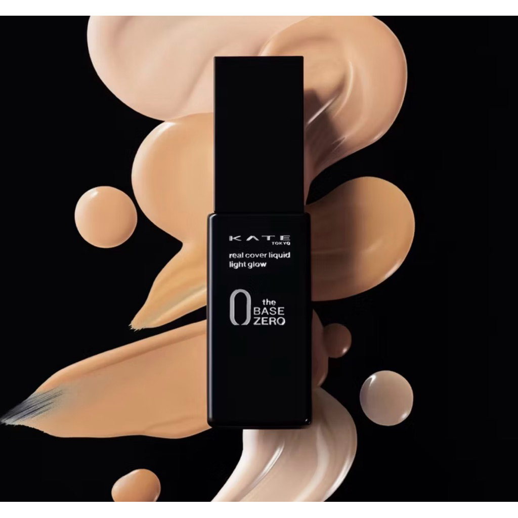 [พร้อมส่ง] ลดราคาพิเศษรองพื้น KATE Real Cover Liquid Foundation (โกลว์)