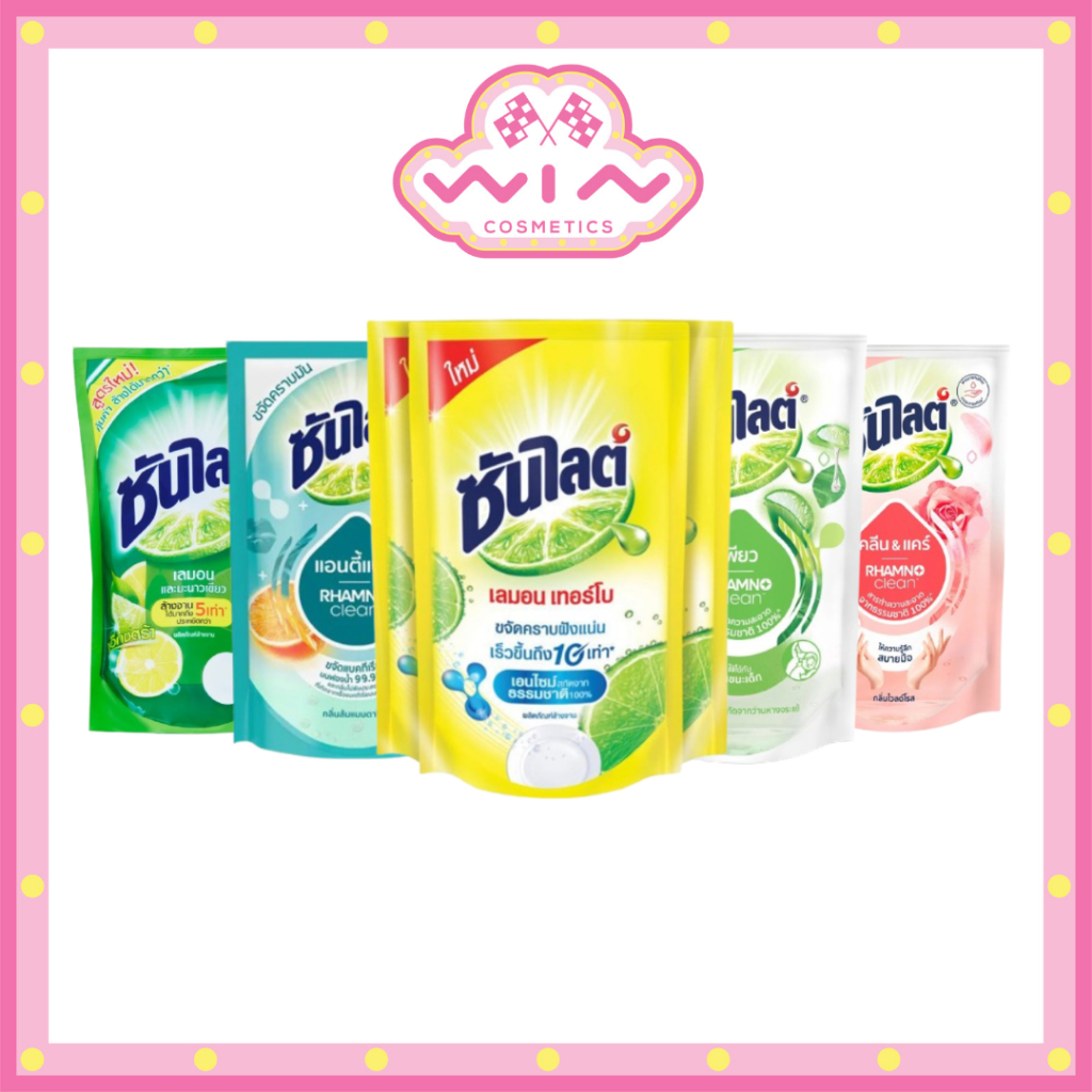 ซันไลต์ น้ำยาล้างจาน สลายและขจัดคราบมัน 300-500 มล. [แพ็ค 3]