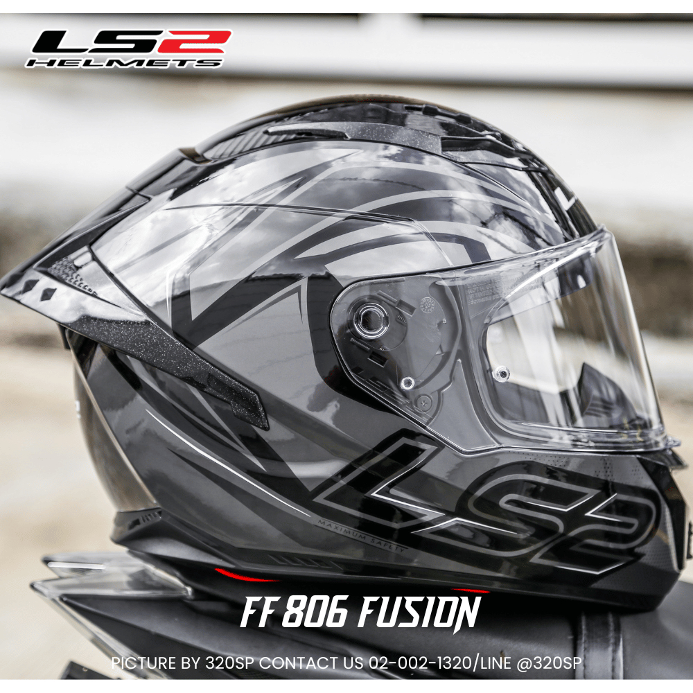 หมวกกันน็อคเต็มใบ LS2 FF806 FUSION รุ่นใหม่ล่าสุด ECE22.06  ของแท้ !! ส่งไว !! 320SP ราชพฤกษ์