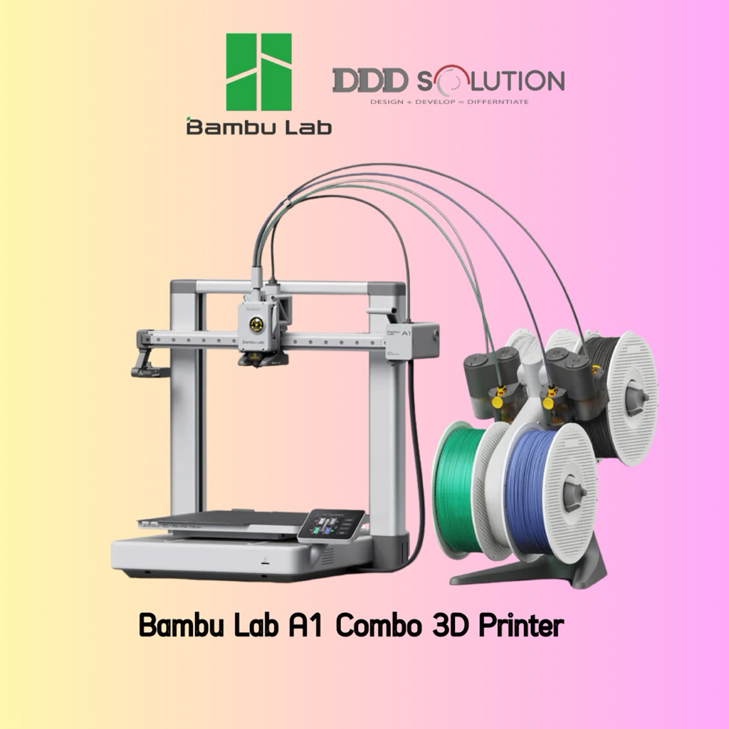 เครื่องพิมพ์ 3 มิติ ยี่ห้อ Bambu Lab รุ่น A1 combo/A1