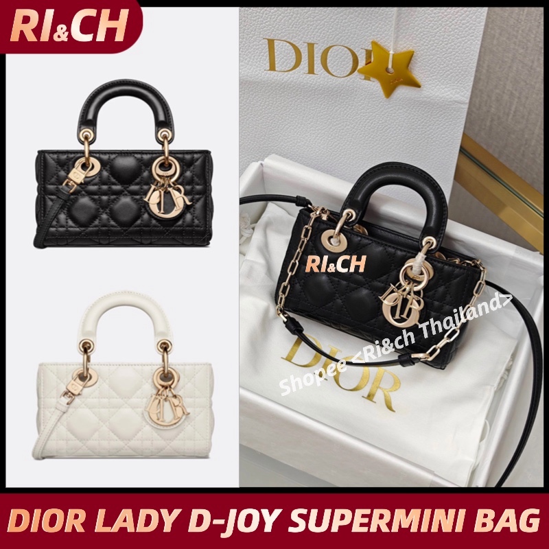 #Ri&ch Thailand DIOR LADY D-JOY SUPERMINI BAG Shoulder Bag Tote Bag
