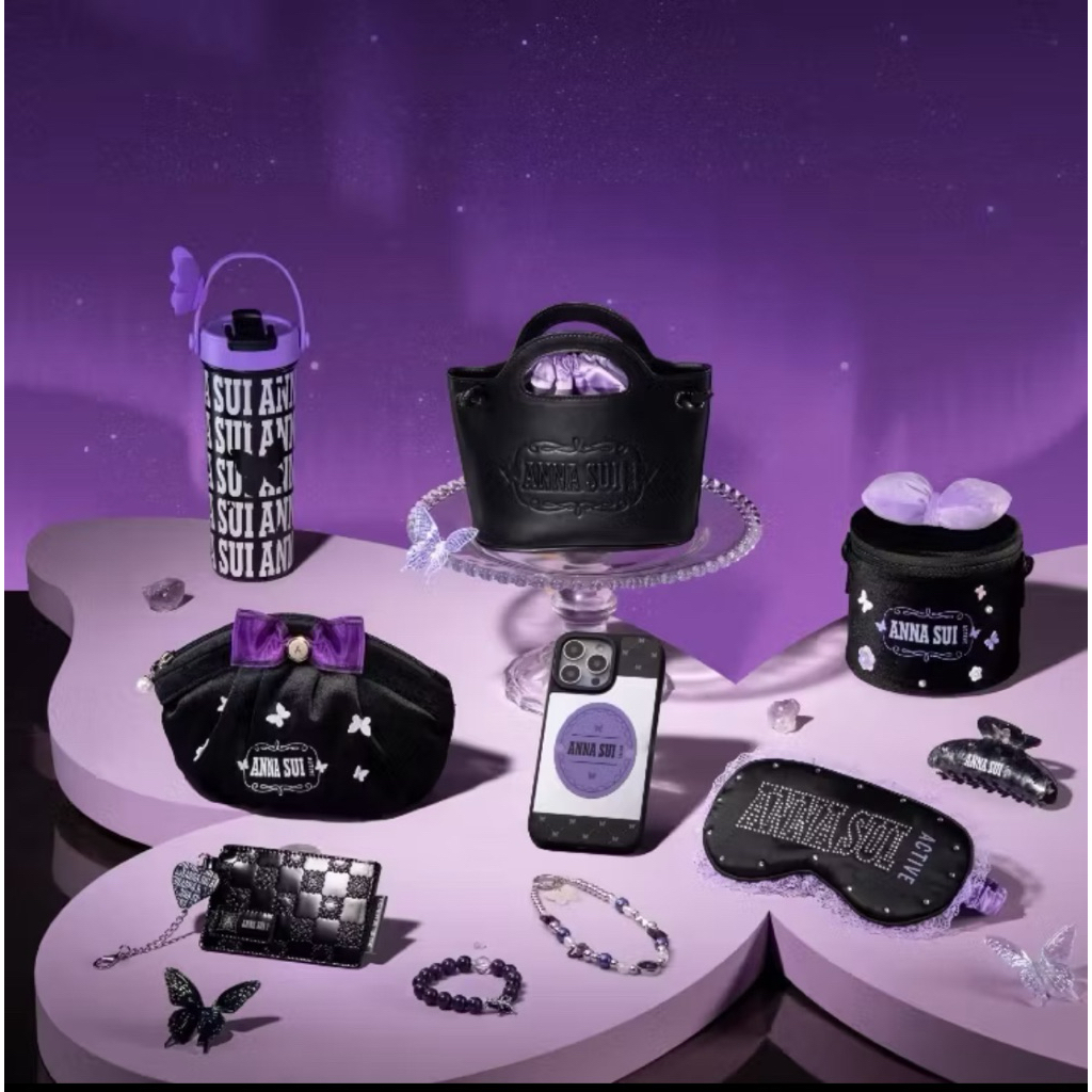 พร้อมส่งในไทย🇹🇭 🖤💜 Anna Sui x Miniso Official Collaboration ของแท้จากเซี่ยงไฮ้🇨🇳