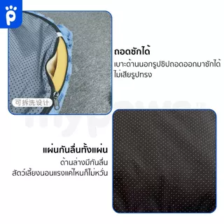 [🔥MidmonthSale]My Paws ที่นอนสัตว์เลี้ยง แบบวงกลม เบาะถอดซักได้ ดีไซน์น่ารัก ทรงแก้วน้ำ