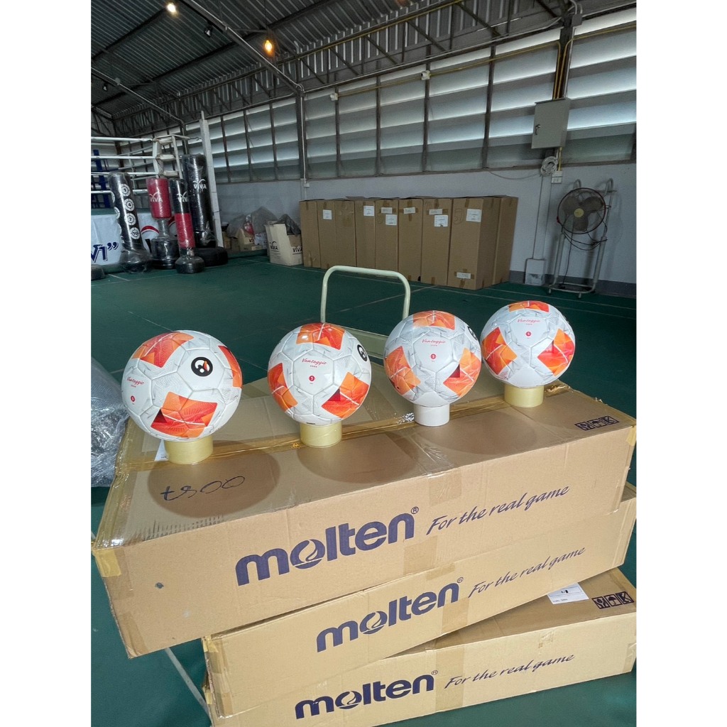 ฟุตบอลแข่งขัน หนัง PU ผลิตด้วยเทคโนโลยี ACENTEC MOLTEN รุ่น F5N5000 FIFA QUALITY PRO เบอร์ 5 — صورة 4