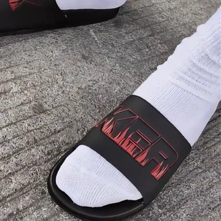 NFshoes dekker (deblu) รุ่น KA8603 ลายไฟ รองเท้าแตะเพื่อสุขภาพ