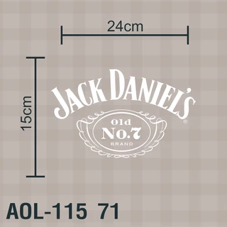 ตัวรีดติดเสื้อ ตัวรีดติดผ้า DTF (AOL-115) โลโก้เครื่องดื่ม สปอนเซอร์ฟุตบอล โลโก้