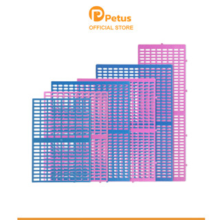 Petus แผ่นรองกรง แบบขายแยกชิ้น แผ่นป้องกันเท้าสัตว์เลี้ยงตกร…