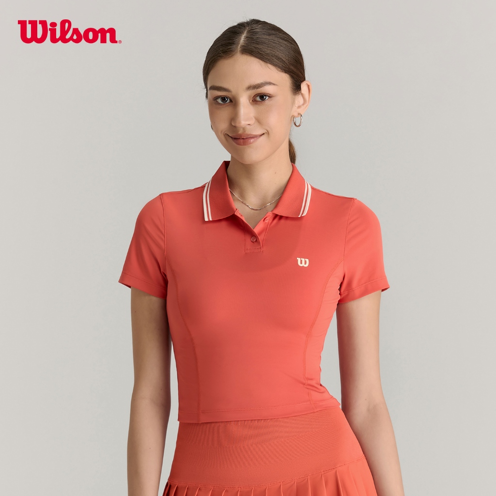 Wilson Women Ball Sense SS Polo เสื้อโปโล WW20085532GYC Official Store