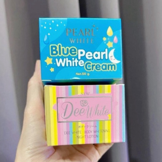 ‼️ดีไวท์ครีม+บลูเพิร์ลไวท์ครีมของแท้100%‼️เซตคู่จิ้น