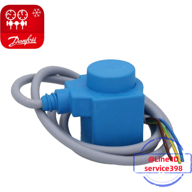 Coil 018F6282 018F6251 220V คอยล์โซลินอยด์ (แบบสาย) DANFOSS Solenoid Coil BF230 คอยล์โซลินอยด์วาล์วท