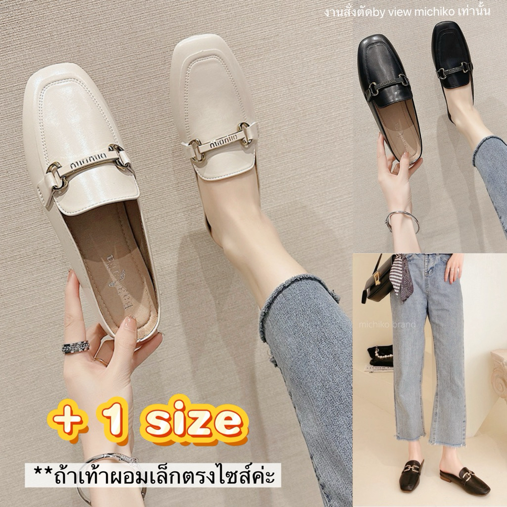 3สี สลิปออนเปิดส้นmm (หน้าเท้ากว้างบวกไซส์) หนังเทียมpu รูปที่ 5