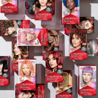 Revlon Colorsilk Beautiful Color with Keratin ครีมย้อมผม เรฟลอน คัลเลอร์ซิลค์ 14 สี