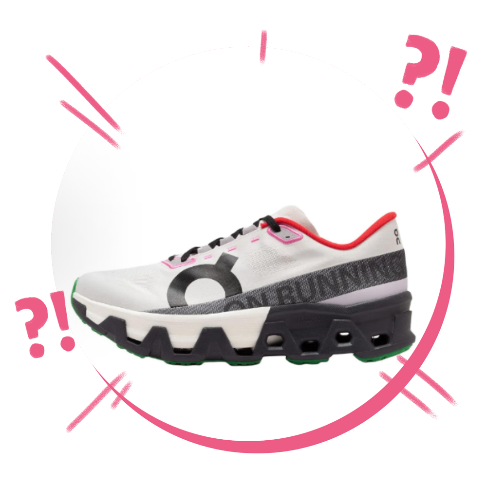 On Cloudmonster Hyper Low cut White Black