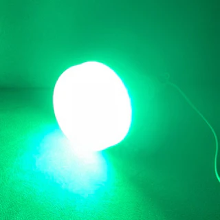ไฟล่อหมึก กระบอกหน้าใสไฮพาวเวอร์ LED 60-80W ขั้วห้อย E27 มีรับประกันสินค้า 175-250V สีฟ้า เขียว