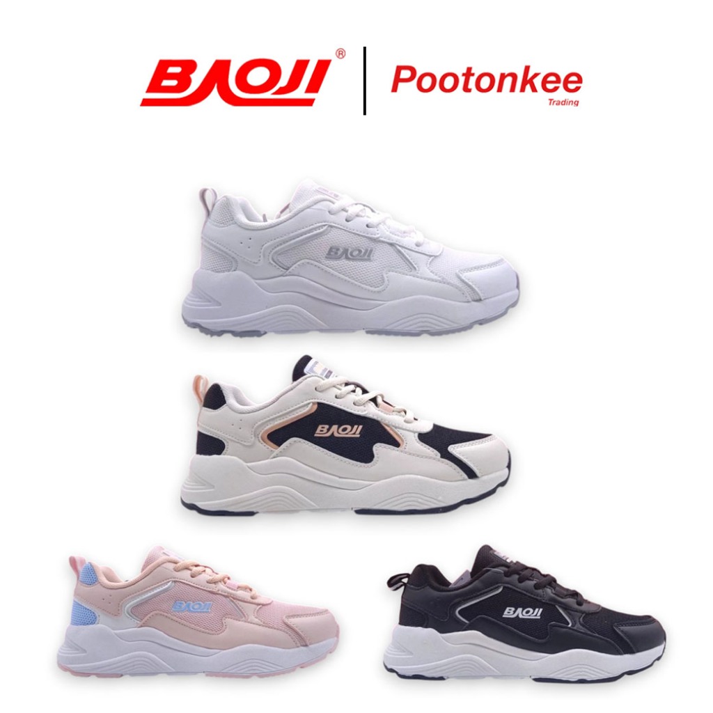 BAOJI บาโอจิ  รุ่น BJW 866 รองเท้าผ้าใบ รองเท้าไลฟ์สไตล์ผู้หญิง