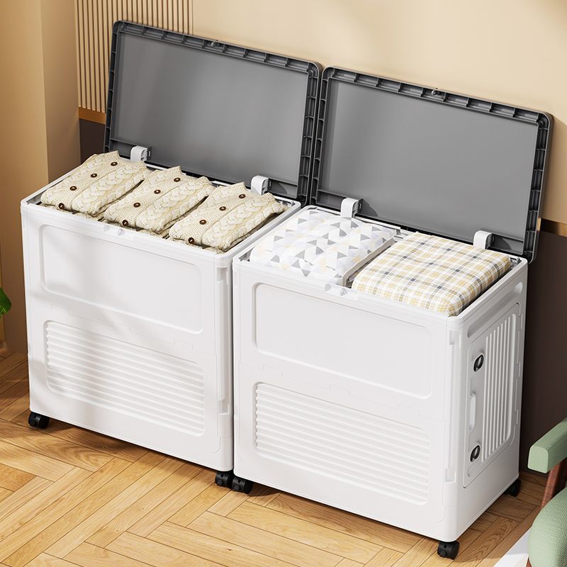 NeatBox กล่องเก็บของ พับได้ กล่องเก็บเสื้อผ้า 2 ด้าน ซ้อนได้ ขนาดใหญ่ กล่องเก็บของเล่นแบบ ของใช้เด็ก รูปที่ 5
