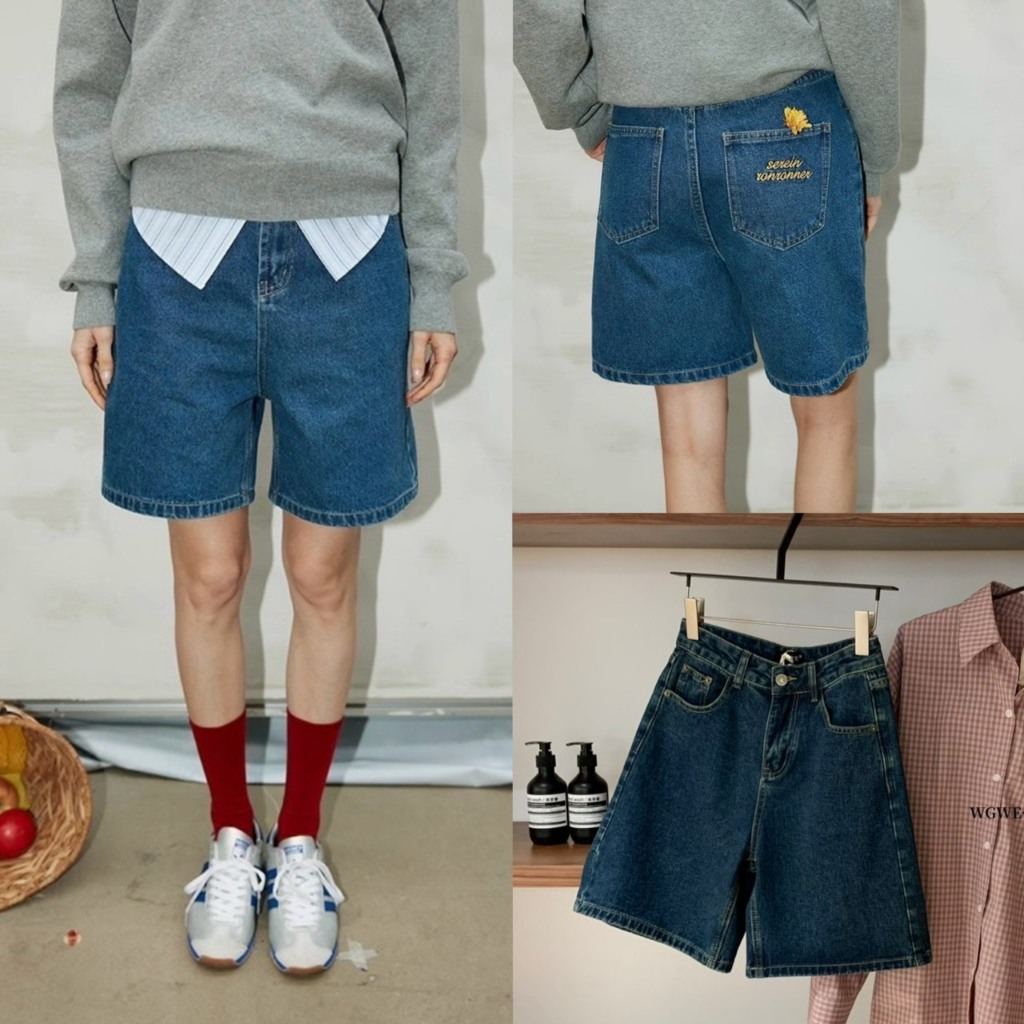 กางเกงยีนส์ขาสั้นรุ่น 7338 TAG WG.WE 🇰🇷