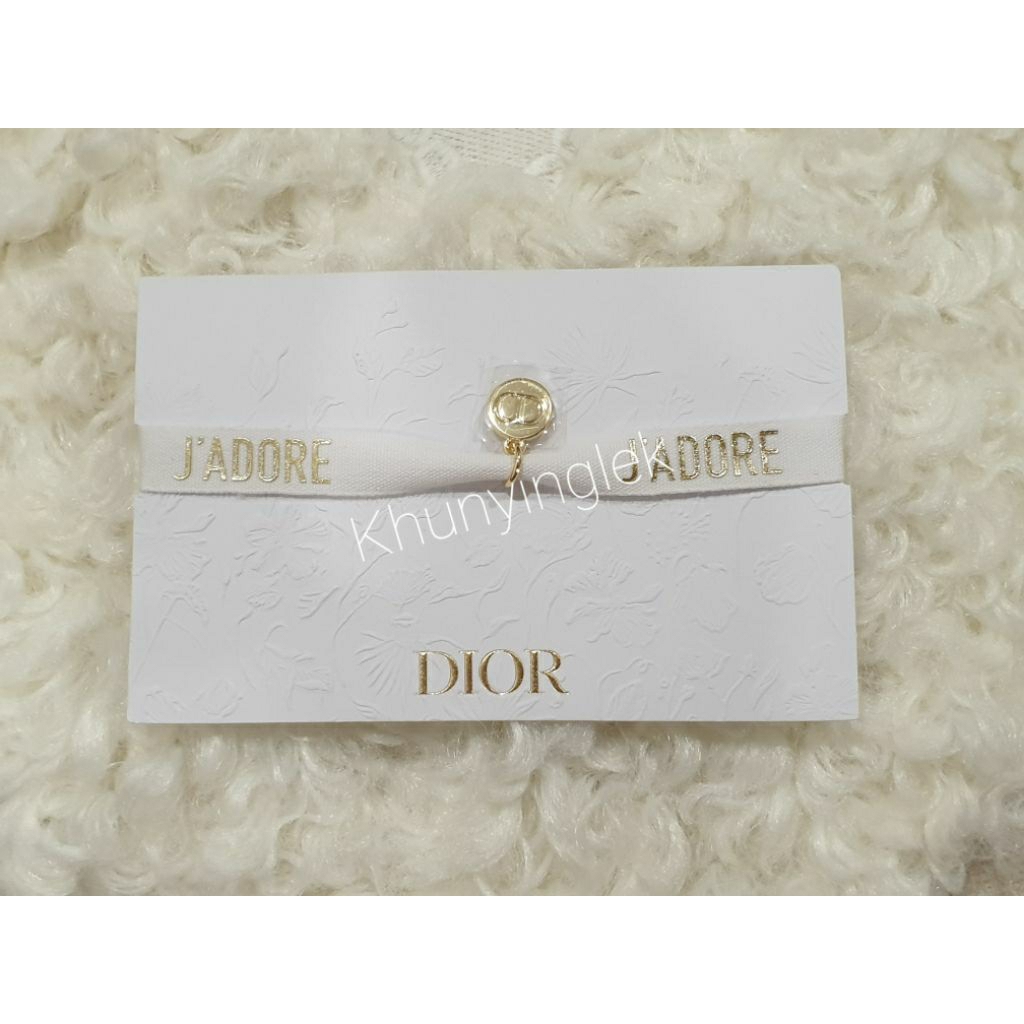 ✅J'ADORE RIBBON BRACELET ริบบิ้นผูกข้อมือ JADORE DIOR ของแท้ 100%