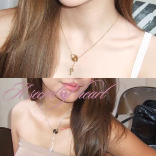 house of peony | A secret of heart necklace