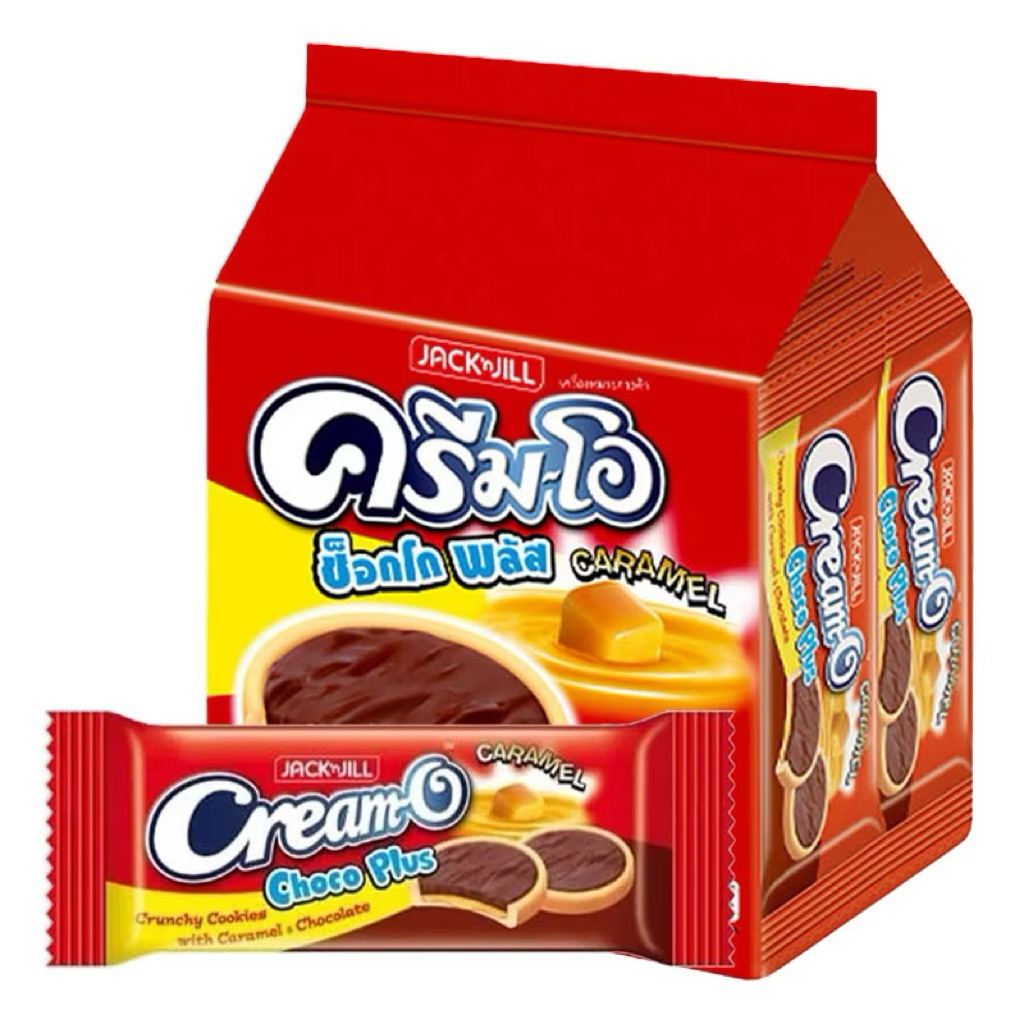 Cream-O choco plus ครีมโอ ช็อกโก พลัส คุกกี้ 1 ห่อมี 24 ชิ้น