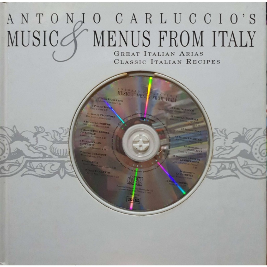 Antonio Carluccio's Music & Menus from Italy Hardcover – January 1, 2009