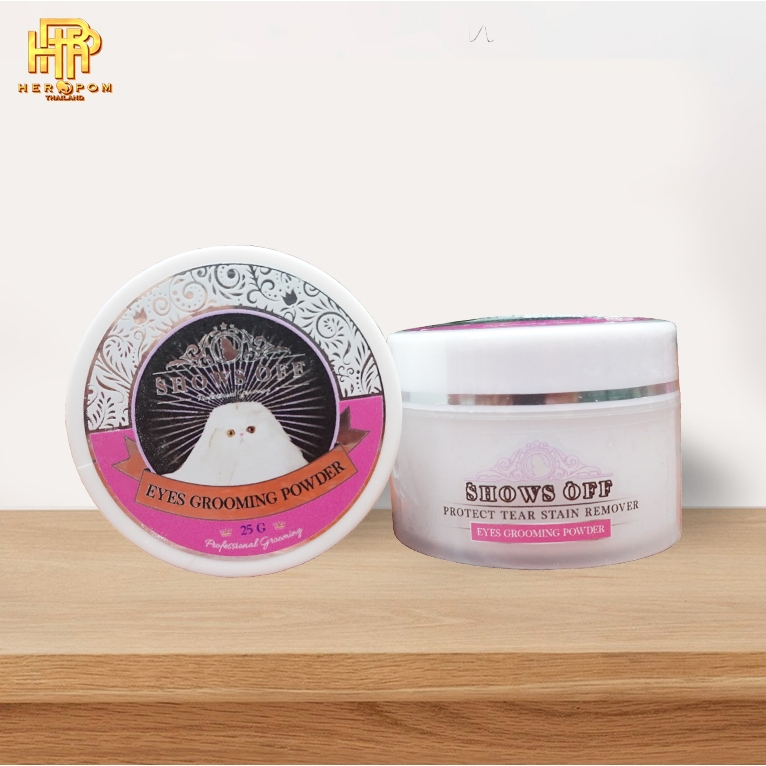 Show Off Eye Grooming Powder แป้งลดคราบน้ำตาแมว สุนัข 🐱🐶 AC