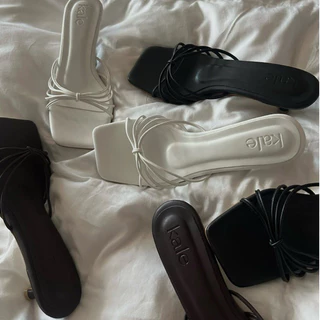 (ตรงไซส์/หน้าเท้ากว้าง+1)KALE - รองเท้าส้นสูง 1.5 นิ้ว รุ่น Flora Heels เดินสบาย หน้าเท้ากว้างใส่ได้